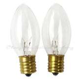 10個 ミニチュア電球 130V 7W E17 A432 新品